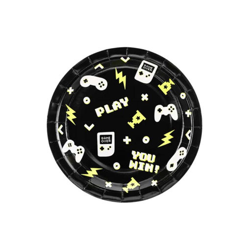 Picture of PAPER PLATES GAMING 23CM - 6 PACK